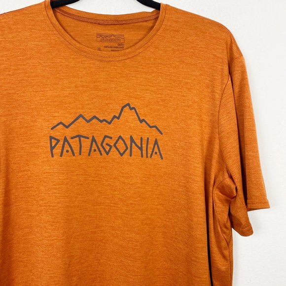Patagonia Other - Patagonia Daily Capilene Baselayer Logo Orange XL